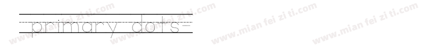 KG primary dots字体转换